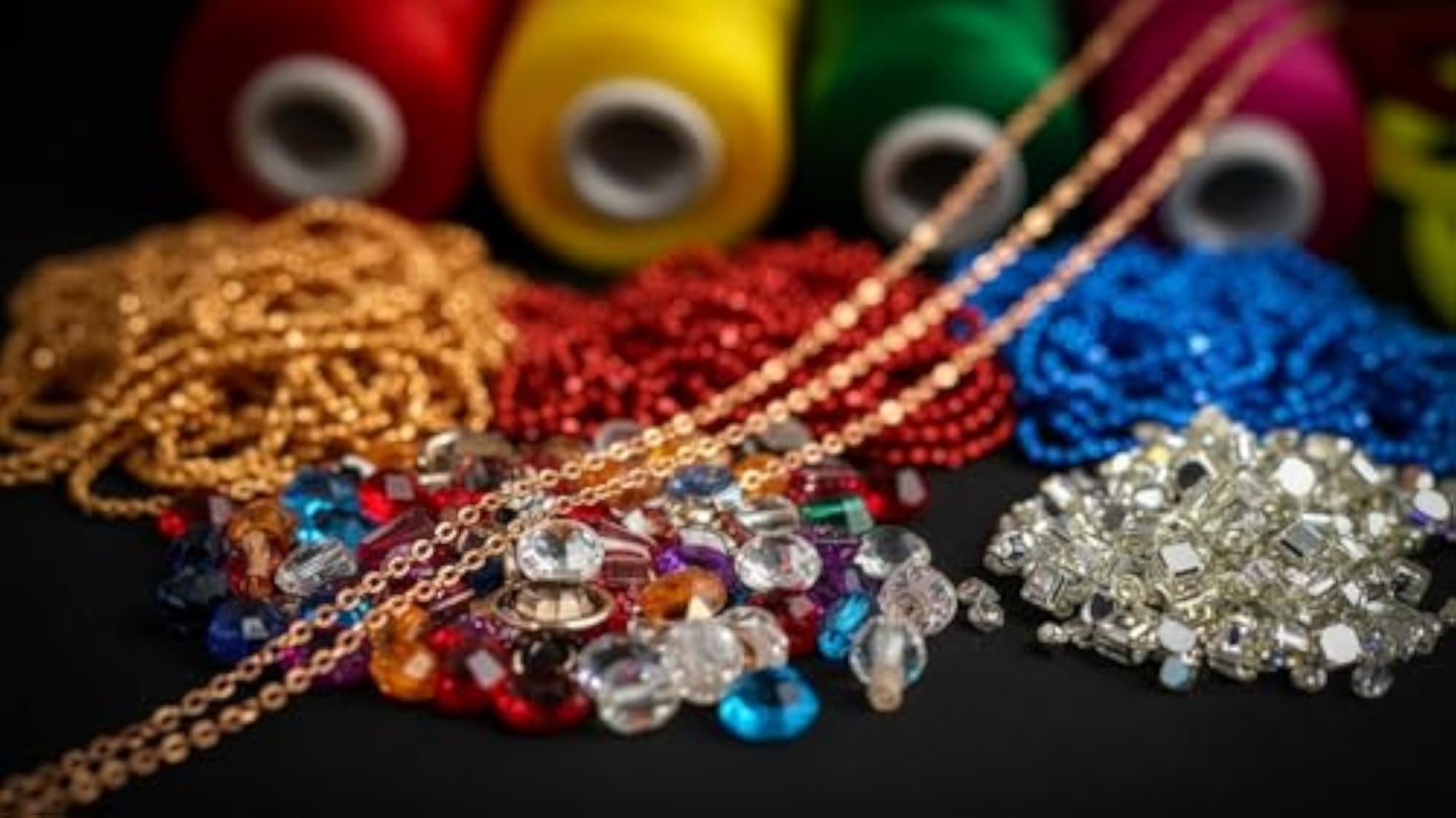 Complete Jewelry Bangle Making Kit - Includes Silk Threads, Bangles
